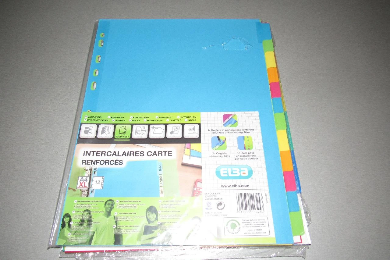 LOT DE 4 PAQUETS D'INTERCALAIRES GRAND FORMAT - NEUF - n°28 – photo 5
